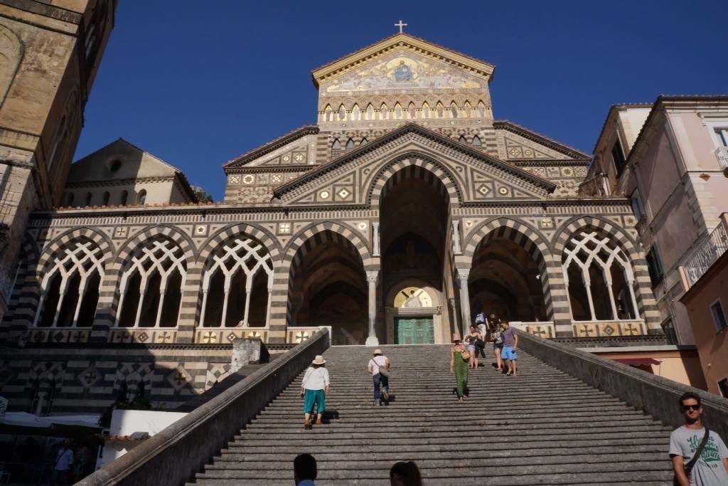 A very ornate church in Amalfi.